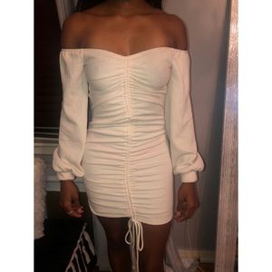 Rouge Off-Shoulder Dress